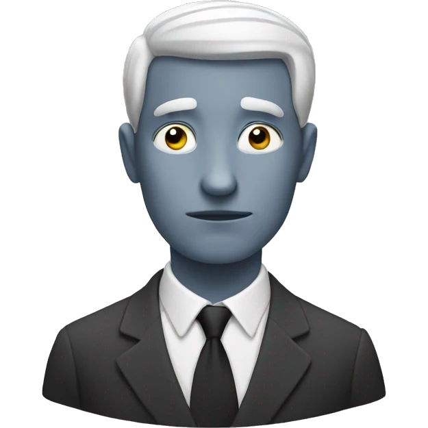 Thinking man emoji