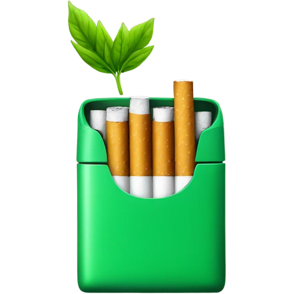  green cigarette  emoji
