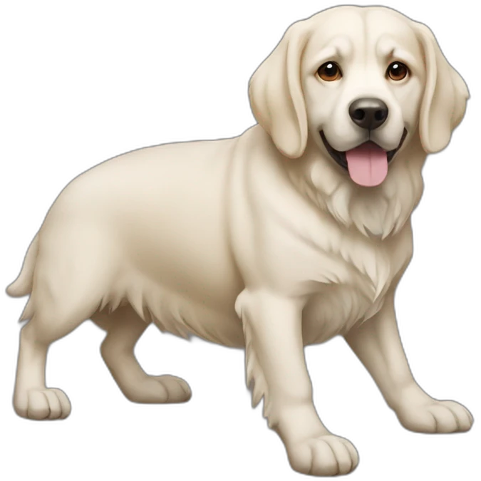 Chien sur tortue emoji