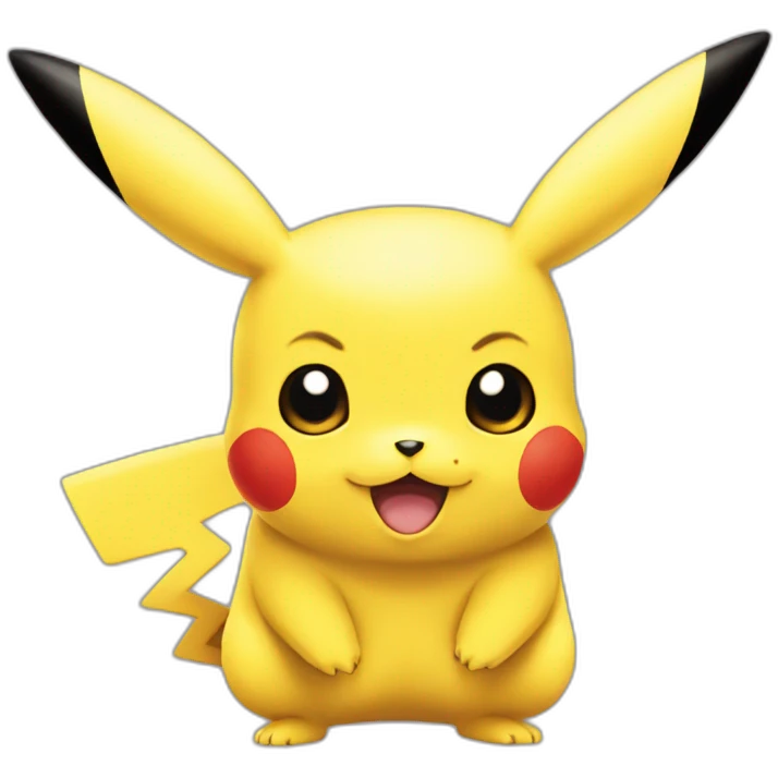 Pikachu from pokemon emoji