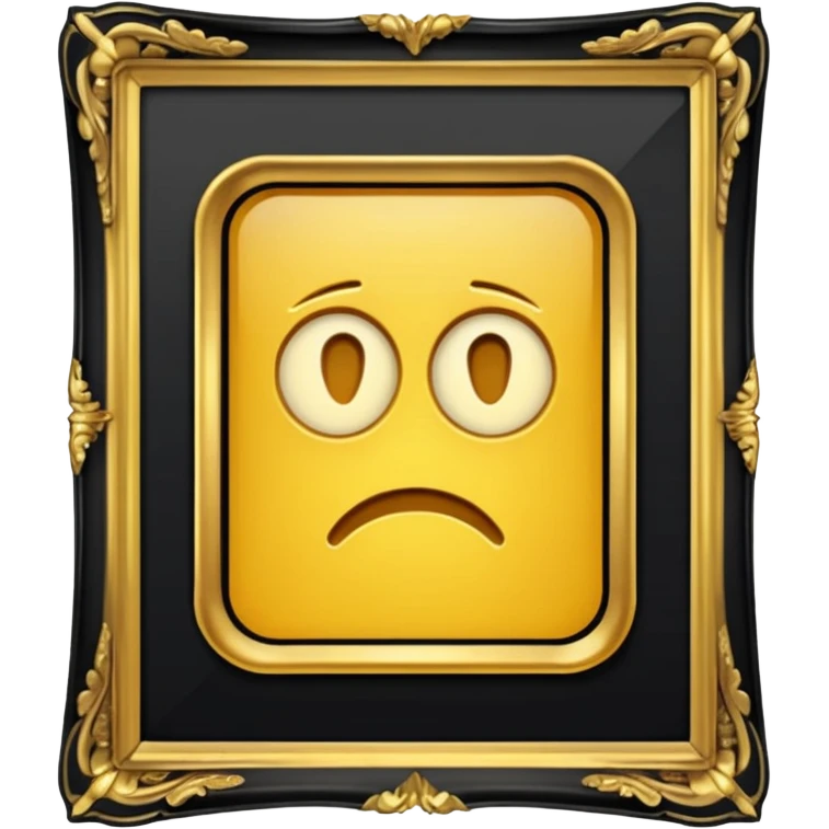 golden RIP frame emoji