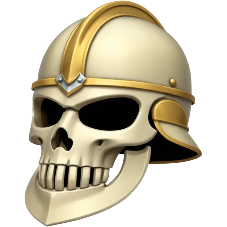 bone armor helmet emoji