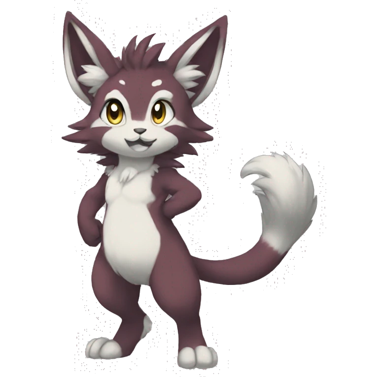 Anthro Sona Fakemon Full Body emoji