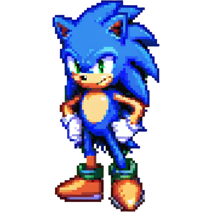 Sonic the hedgehog emoji