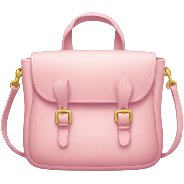 Light pink shoulder bag emoji