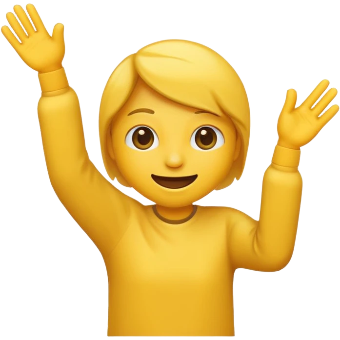 Fait un emojis dab avec les bras  emoji
