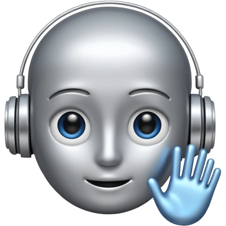 Generate a emoji of AI learning something emoji