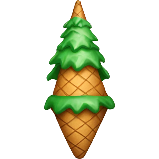 Christmas cone emoji