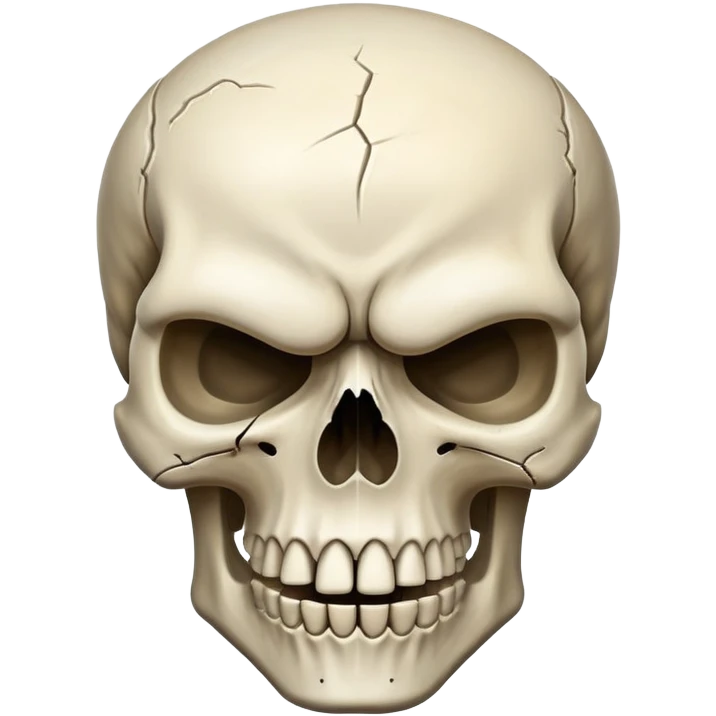 Kızmış kurukafa emoji