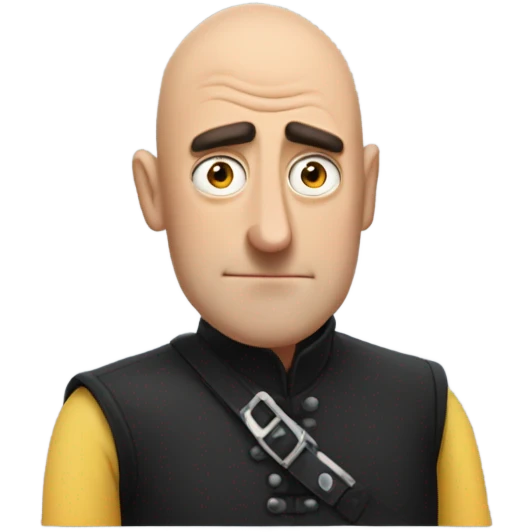Gru with man boobs emoji