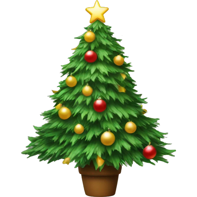 Dancing Christmas tree emoji