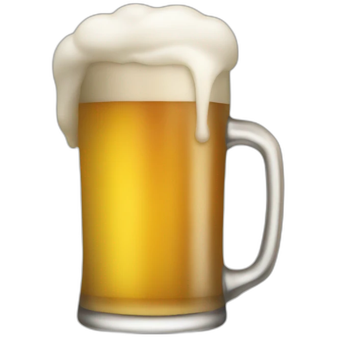 Running beer emoji