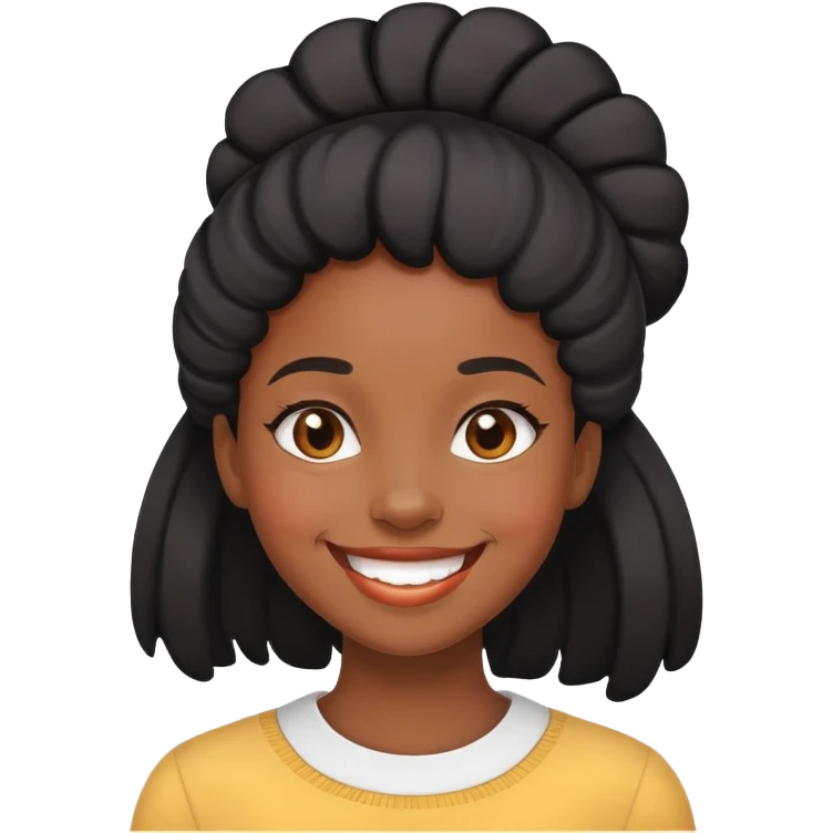 Black girl emoji