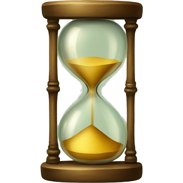 vintage hourglass emoji