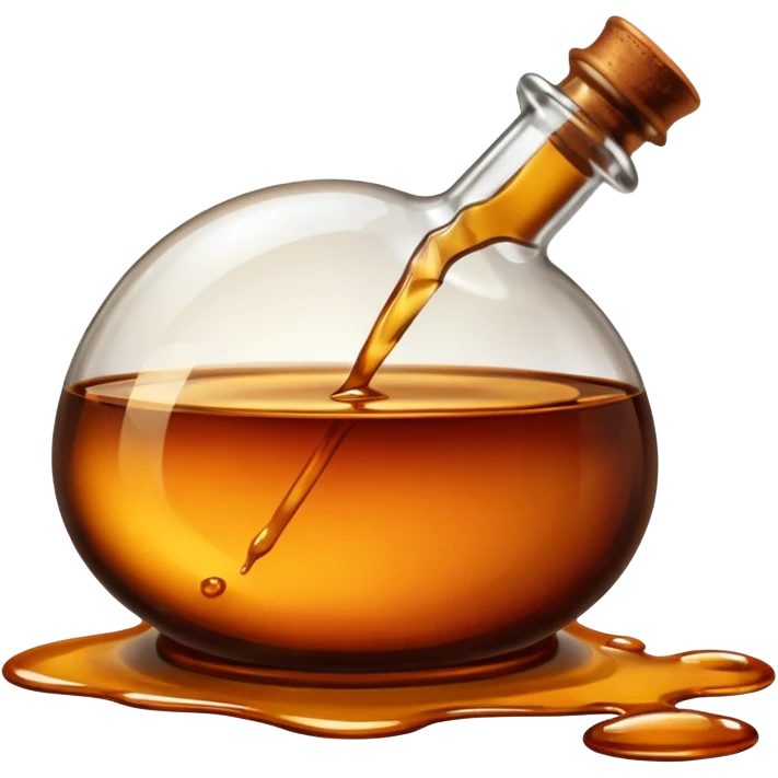 spilled brendy bottle emoji