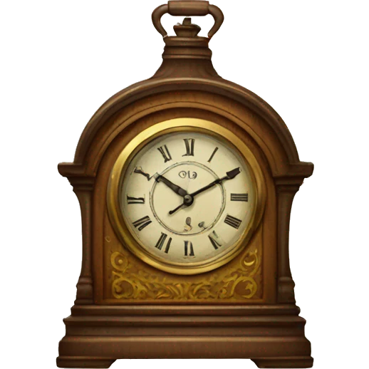 vintage clock emoji