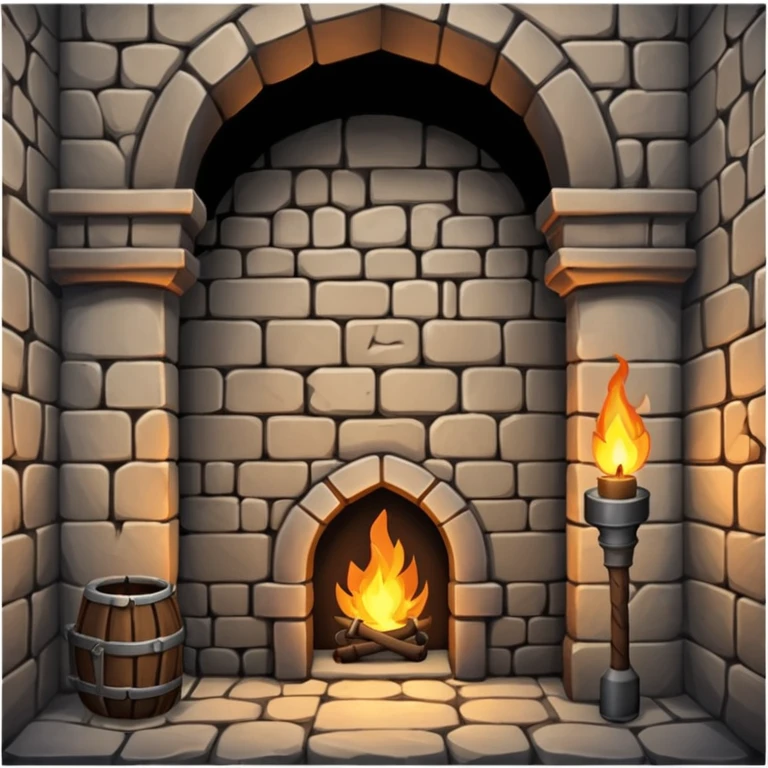 dungeon room in castle emoji
