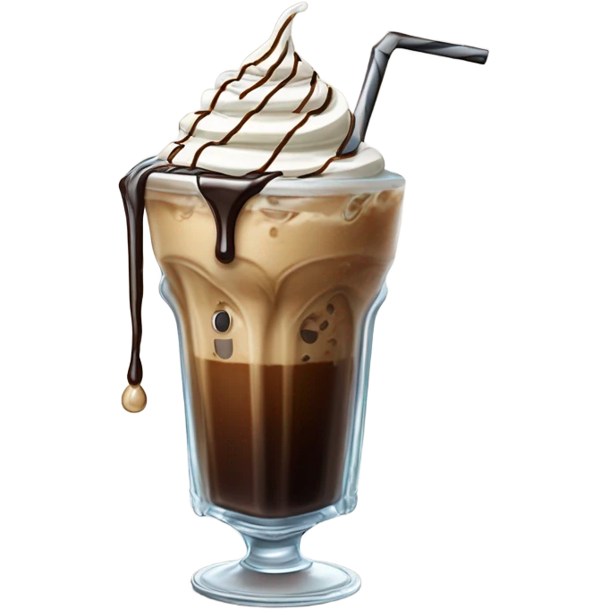 Ice coffee emoji
