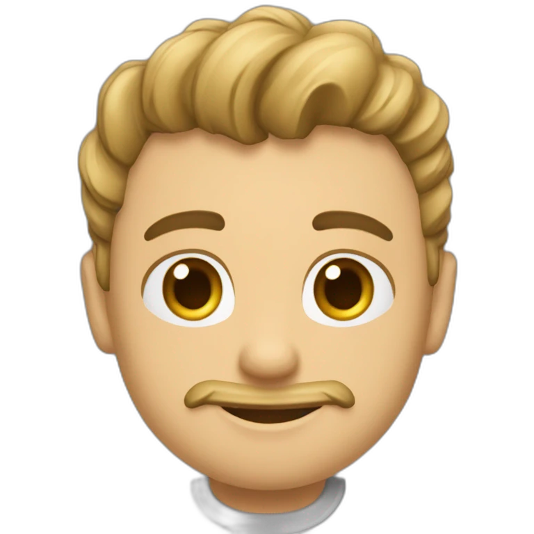 парень с ноутбуком в руках  emoji