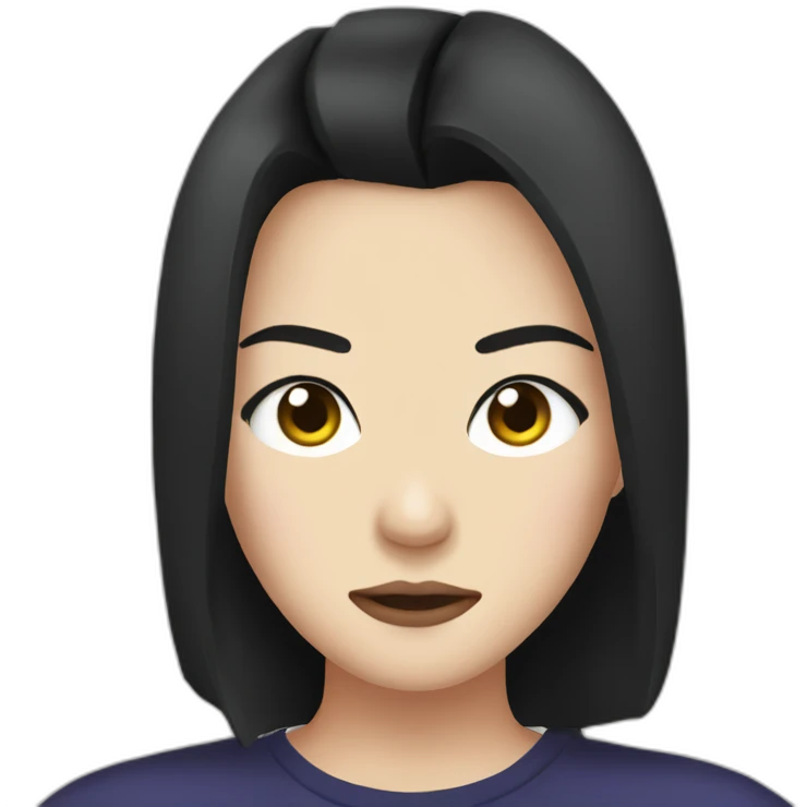 mitski with x eyes emoji
