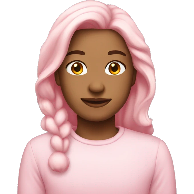 Light pink Christmas emoji