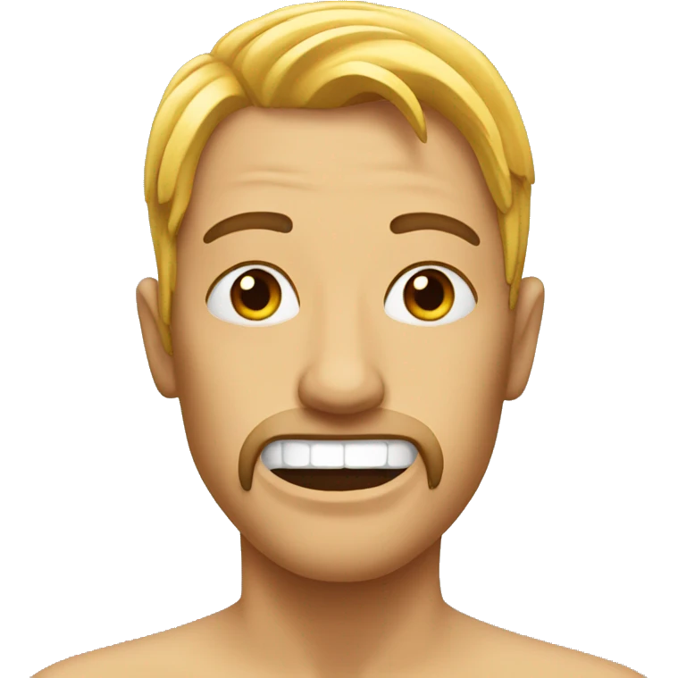 A face with nails emoji
