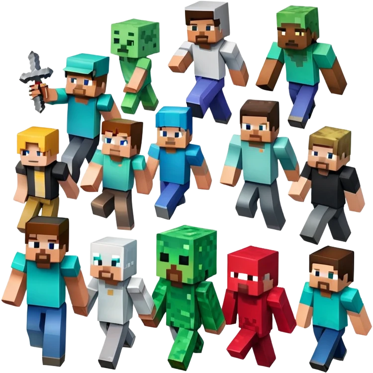 Minecraft mob emoji