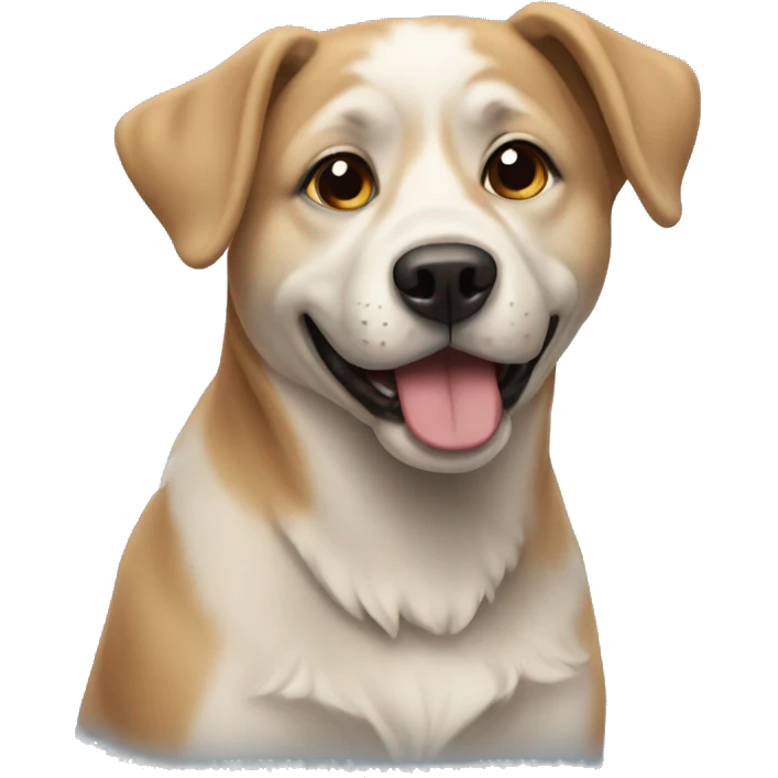 Dog christmas emoji