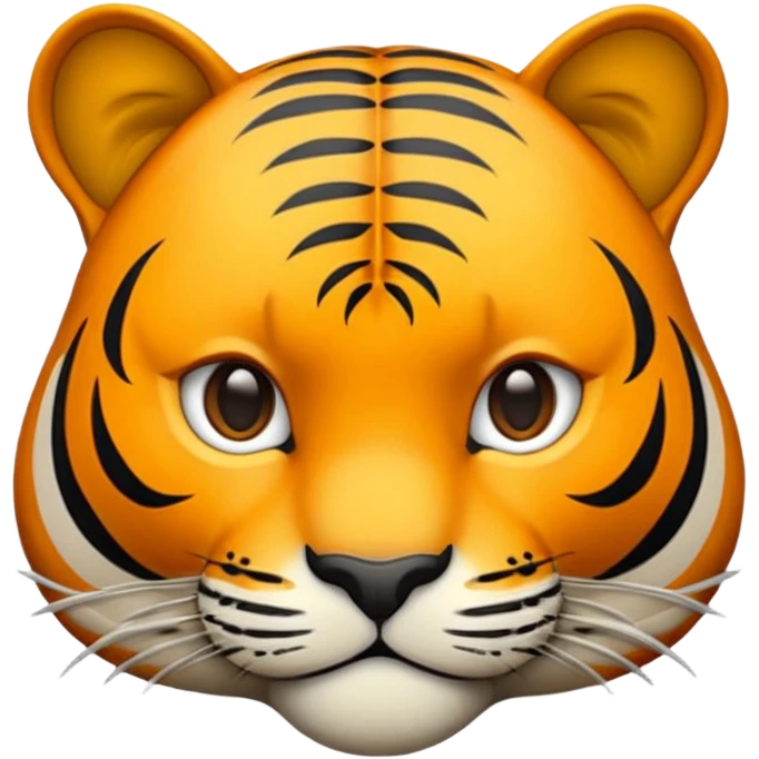 Emoji de um tigre em pe para a esquerda (tigre sem cor nenhuma todo preto) emoji