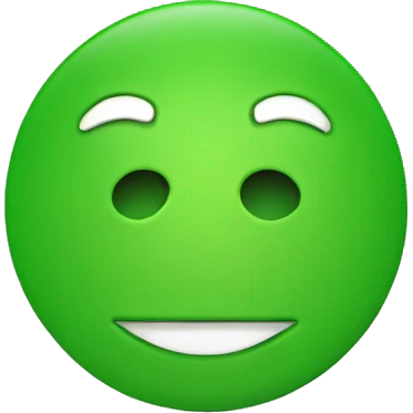 Green circle  emoji