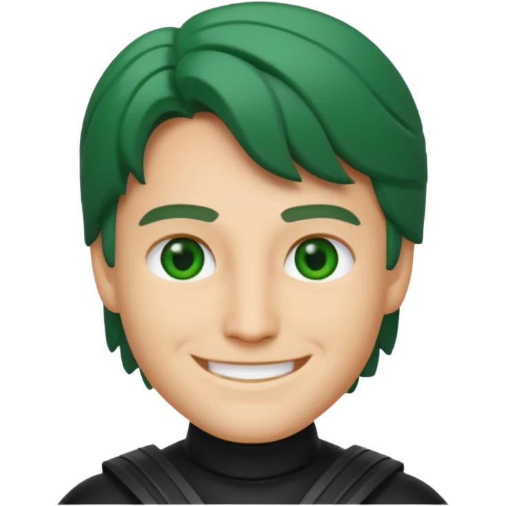 Lloyd garmadon from  LEGO Ninjago if he was humanized, emoji style emoji