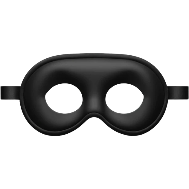 Sleep mask emoji