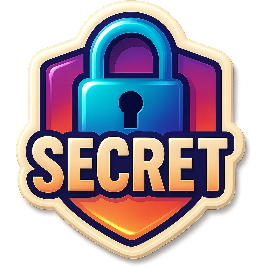 secret badge emoji