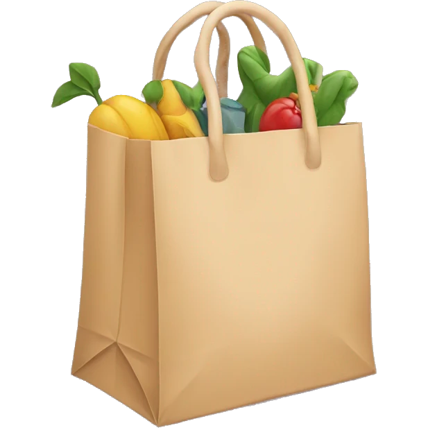 petshop shopping bag emoji