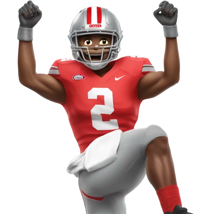 Touchdown Ohio state emoji