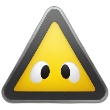 alert yellow sign emoji