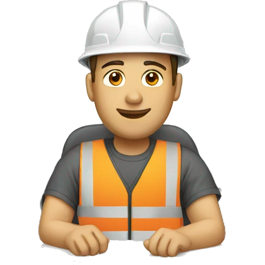 worker on office emoji