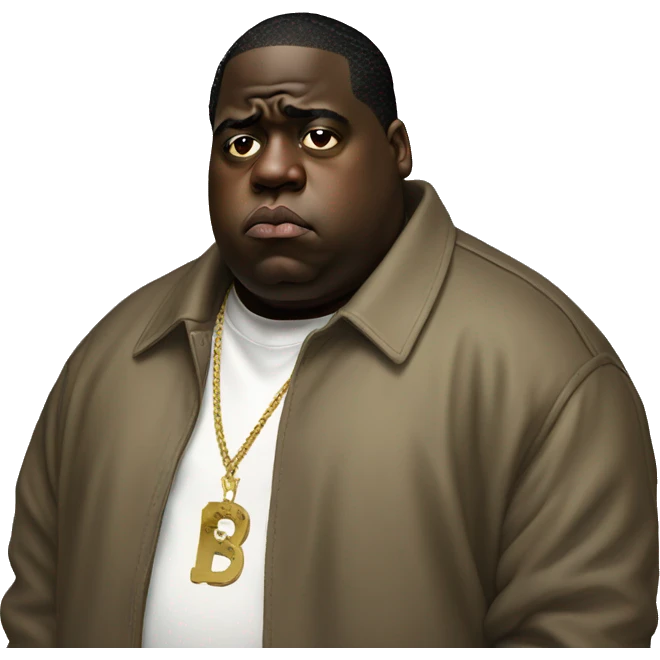 Notorious BIG sad emoji