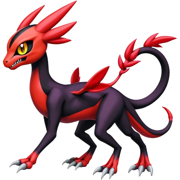 Colorful Cool Badass  Meloetta-Venom-Guilmon-Darkrai-Pokémon-Fakémon-fusion-hybrid-creature emoji