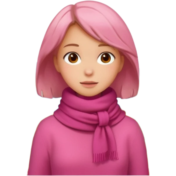 pink and brown autumn winter girly love  emoji