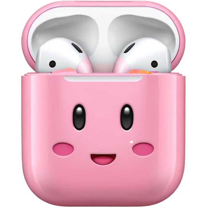 Kirby Airpods emoji