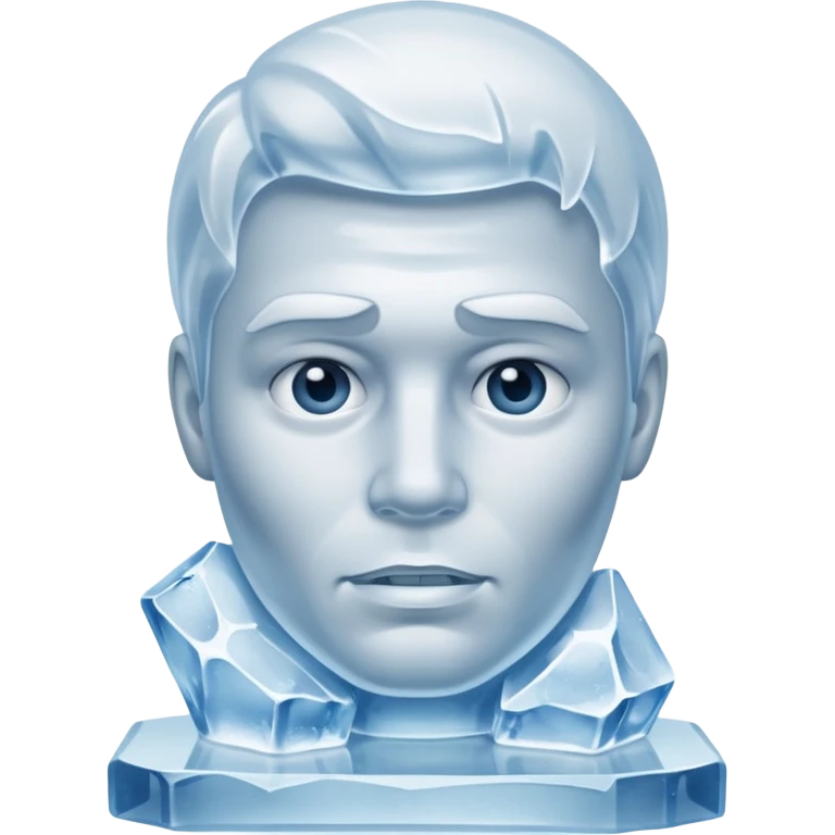 ice Sculpture man emoji