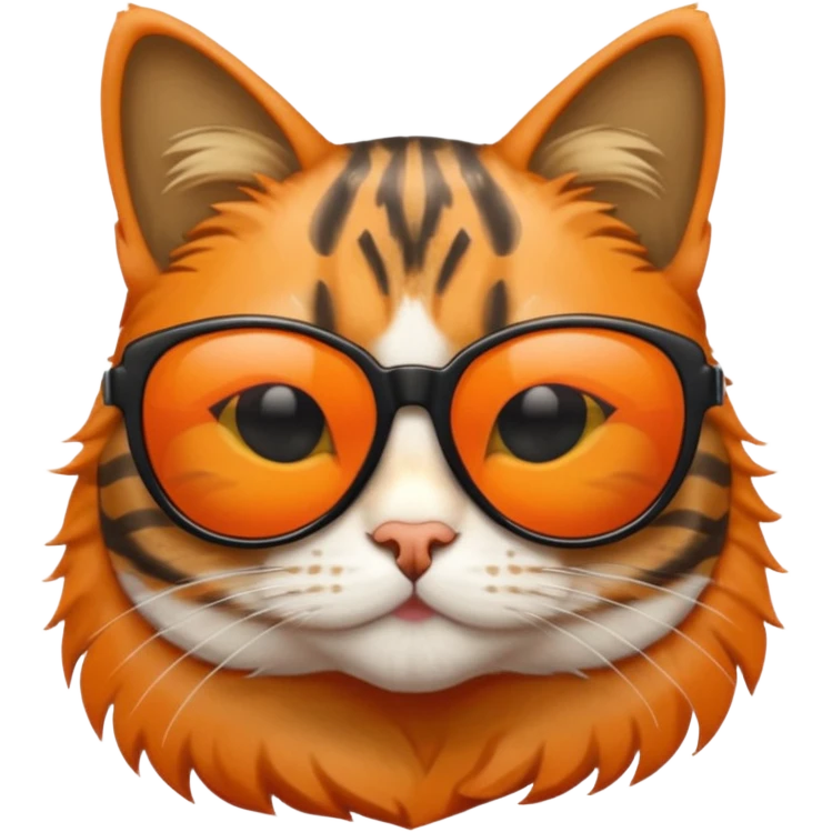 Cat wearing sunglasses emoji