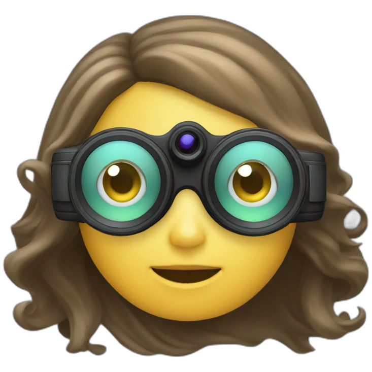 Lady underwater photographer emoji