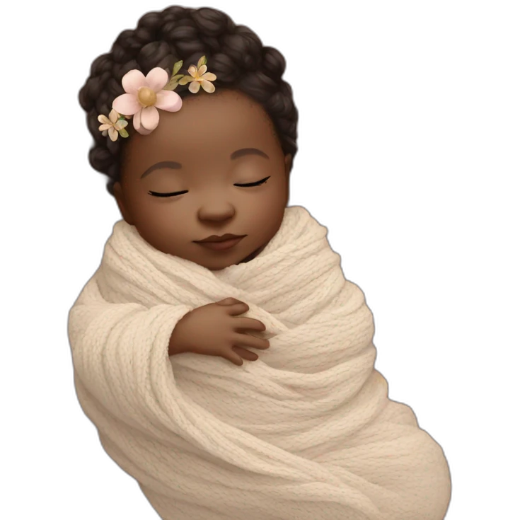 Newborn boho style emoji