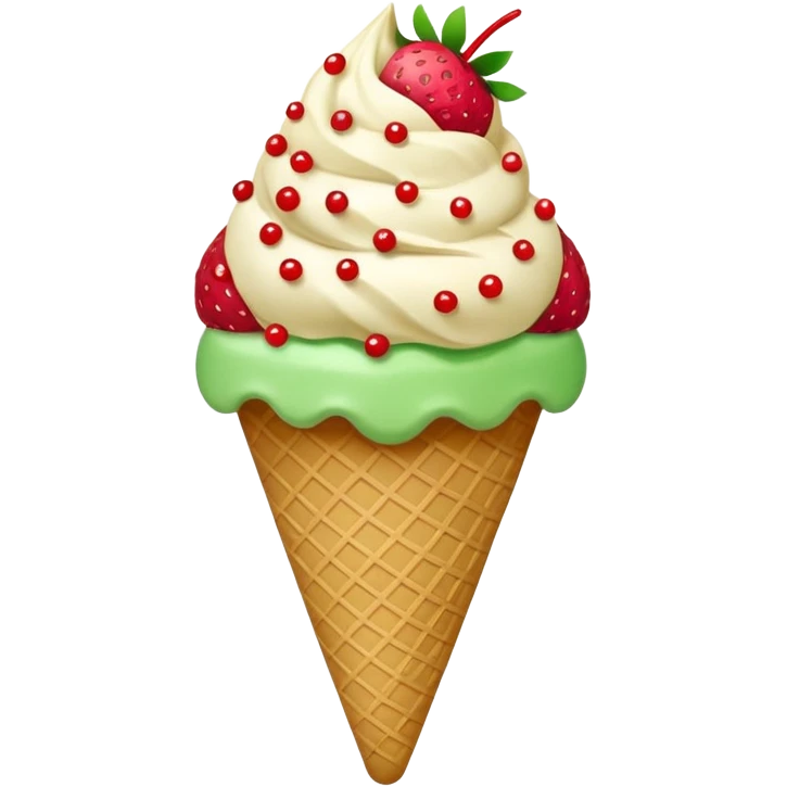 Helados estilo navidad  emoji