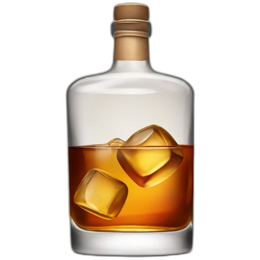 whisky on the rocks emoji