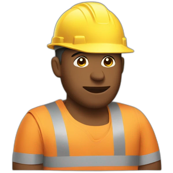construction worker without hands emoji