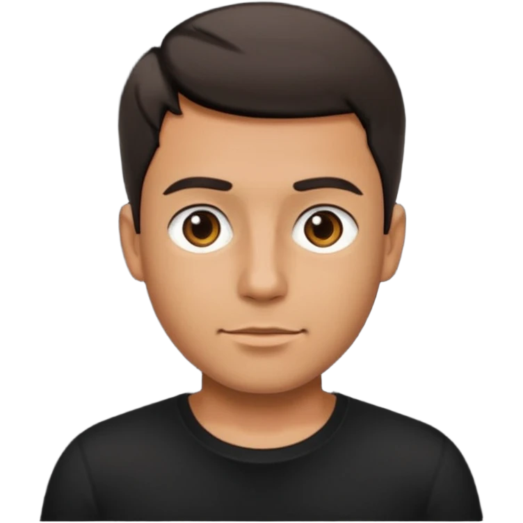 🖤🧍‍♂️ emoji