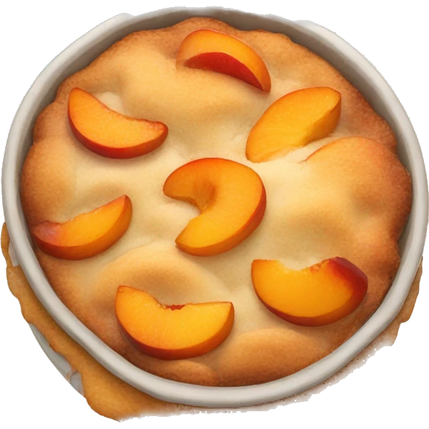 Peach cobbler  emoji